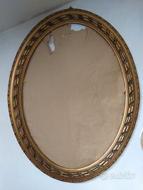 Cornice antica Ovale Da Specchio