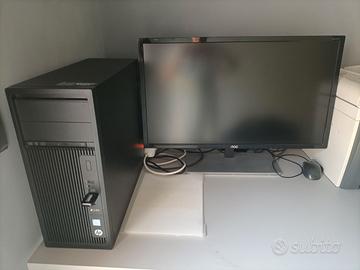 Workstation HP e monitor AOC