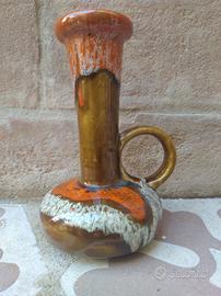 Vaso vintage anni '70 in ceramica cm 15