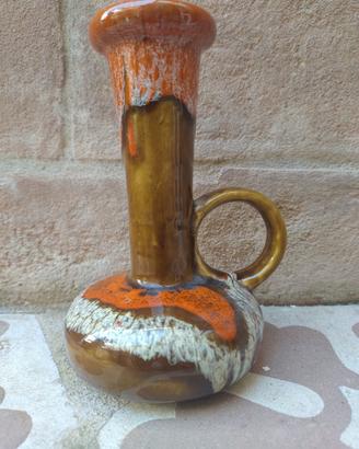 Vaso vintage anni '70 in ceramica cm 15
