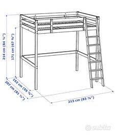 Letto a soppalco / castello
