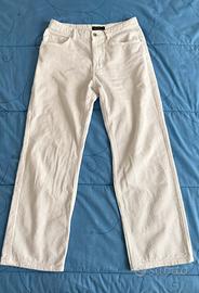 Pantalone velluto bianco invernale Calliope