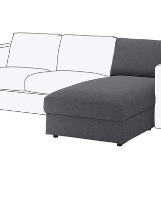 Chaise longue Ikea VIMLE con contenitore