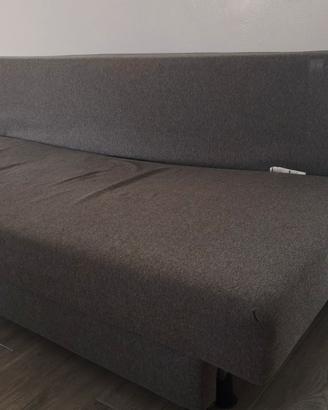 Divano letto IKEA ÄLVDALEN 3 posti grigio