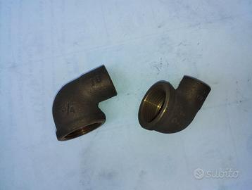 10 gomiti in bronzo a saldare