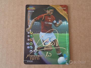 F. TOTTI CARD WIZARDS FOOTBALL CHAMPIONS 2004-05