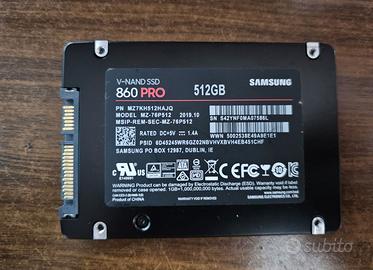 SSD Samsung 860 PRO 512GB SATA 2,5”