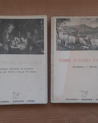 2 vecchi libri Colombo Editore Roma