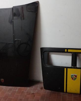 2cofani anteriore e posteriore Porsche anni 60 70