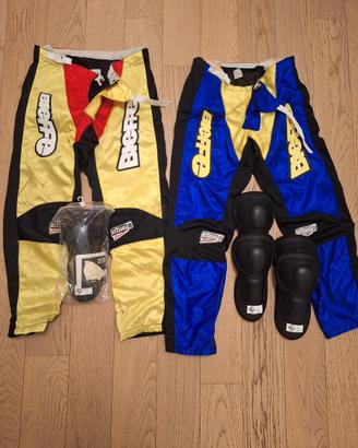 Pantaloni e gomitiere moto cross