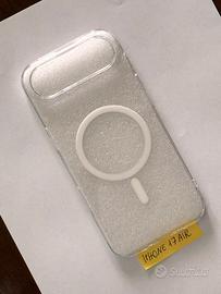 Custodia trasparente per iPhone 17 Air con anello