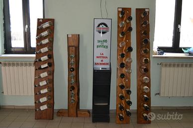 porta bottiglie rustico