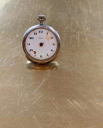 orologio antico con cassa in argento 