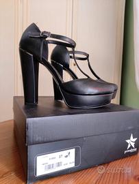 scarpe nere tacco alto PrimaDonna