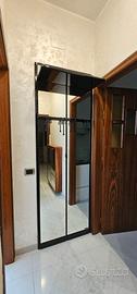 Specchio da ingresso con mensola e appendiabiti