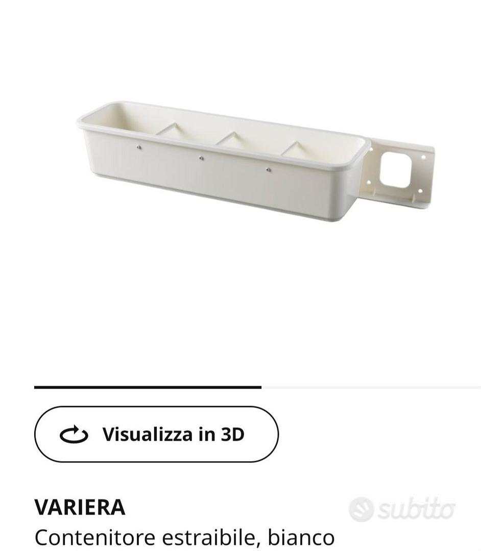 VARIERA Contenitore estraibile, bianco - IKEA Italia