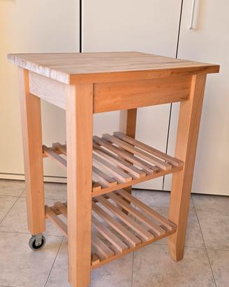 Carrello cucina con ruote