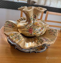 Centrotavola in ceramica artistica firmata