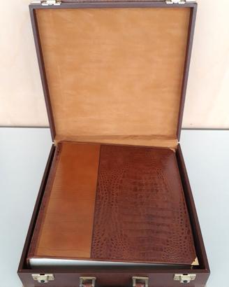 Album portafoto in vera pelle