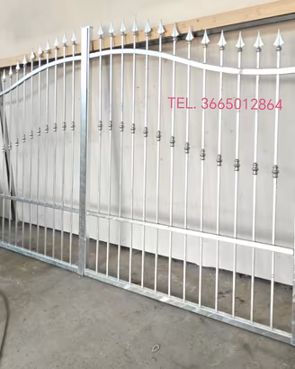 Cancello carrabile in ferro zincato a caldo 