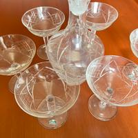 Set Bicchieri cristallo