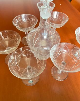 Set Bicchieri cristallo