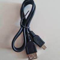 CAVO USB PER CARICA BATTERIA nero