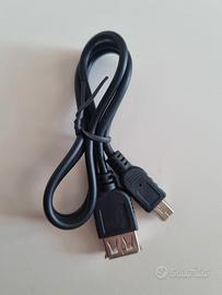 CAVO USB PER CARICA BATTERIA nero