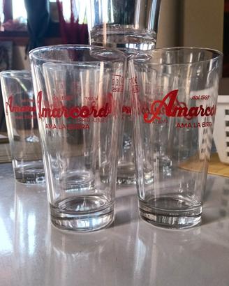  8 bicchieri birra Amarcord 