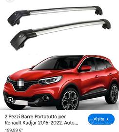 Barre porta tutto originali Renault Kadjar