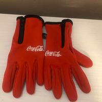 Guanti "Coca Cola" Rossi Nuovi Esclusivi