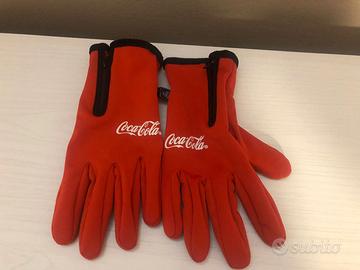 Guanti "Coca Cola" Rossi Nuovi Esclusivi
