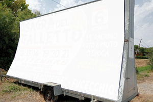 Carrello Vela Pubblicitario 6x3