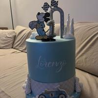 Torta scenografica Topolino fast one