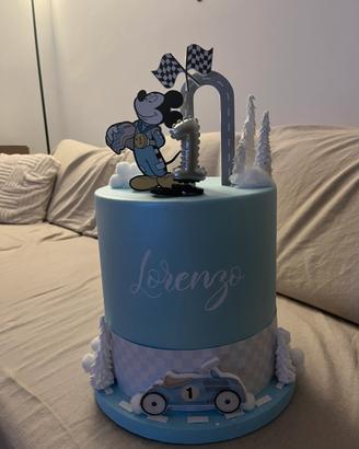 Torta scenografica Topolino fast one