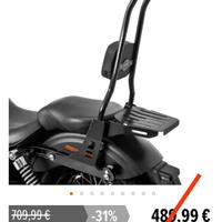 Sissy Bar per Harley Davidson Dyna Street Bob