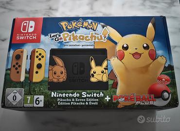 Nintendo Switch Edizione Pokemon Let's Go Pilachu