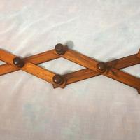 appendi abiti Vintage in legno regolabile robusto 