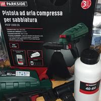 Pistola per sabbiatura PARKISIDE aria compressa 