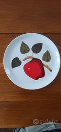 Piatto decorato a mano Mancioli