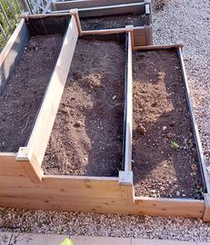 Orto rialzato fioriera