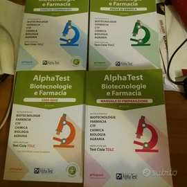 Alpha test biotecnologie e Farmacia