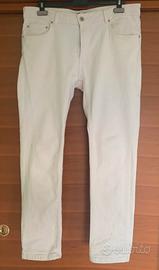 Jeans bianchi piazza italia tg 50