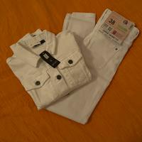 Giubitto jeans e pantaloni jeans esmara taglia 38