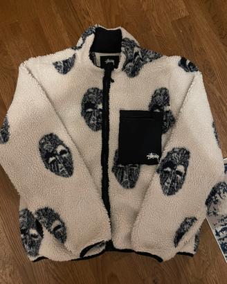 Stüssy Mask Jacquard Sherpa Fleece Jacket