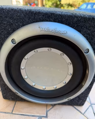 SUBEOOFER 10” ROKFORD INCASSATO REFLEX