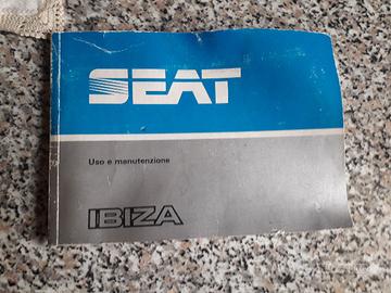 Libretto uso manuenzione Seat Ibiza