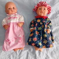 Lotto bambole con accessori 