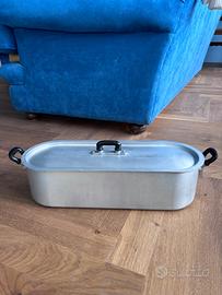 Pesciera/zamponiera in alluminio