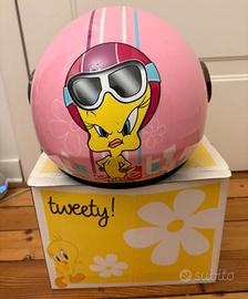 Casco Jet AXO Titti Tweety Looney Tunes - Taglia S